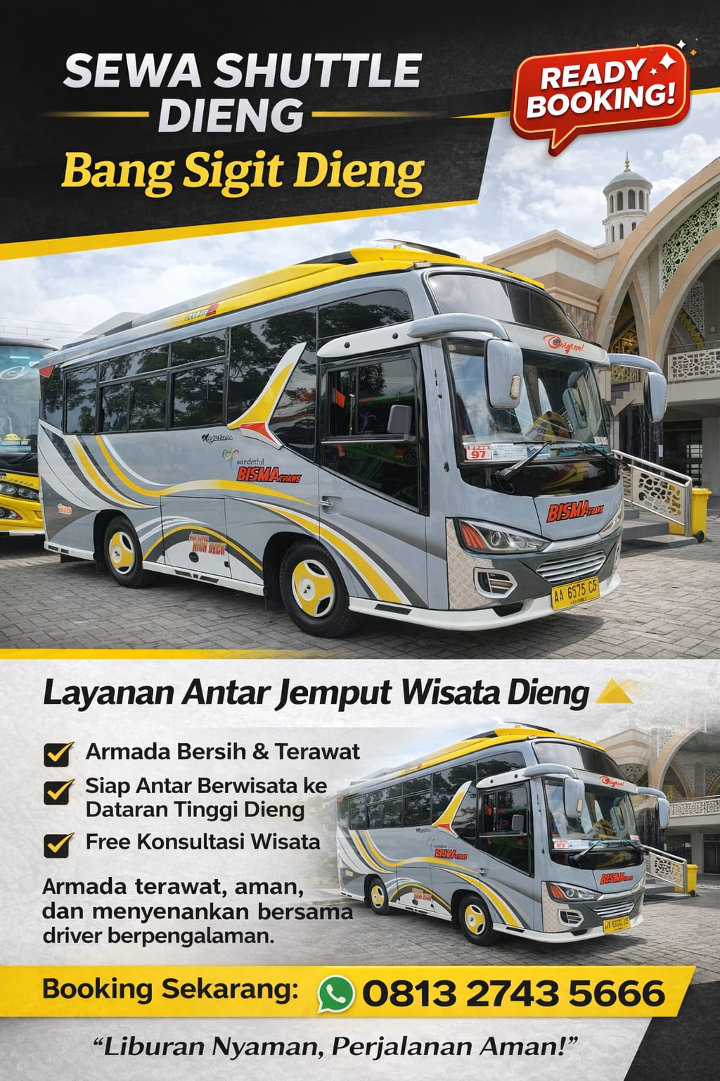 Sigit Tour - Fasilitas Dieng Tour BSD